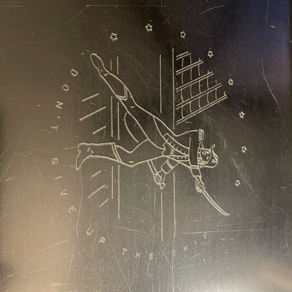 Don’t give up the ship! Navel battle cry! Patriotic 1950’s serving tray. Vintage - Picture 2 of 15